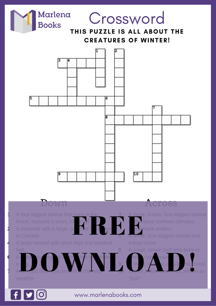 The Creatures of Winter Crossword Free Download!